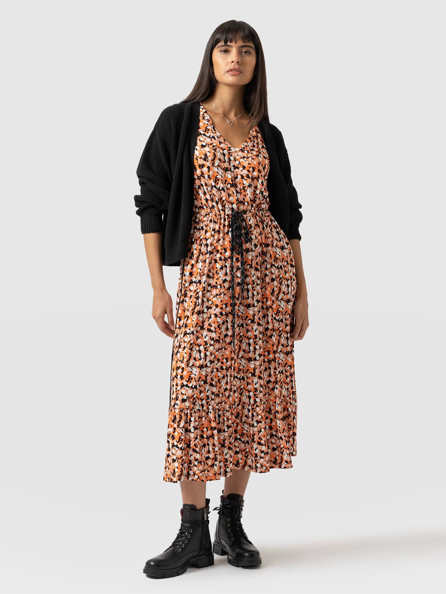 Meredith V Neck Dress Flare - Women's Dresses | Saint + Sofia® EU